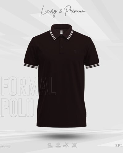 Ensign Premium PK Cotton Polo Shirt - Coffee