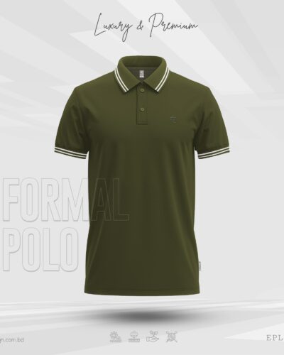 Ensign Premium PK Cotton Polo Shirt - Olive